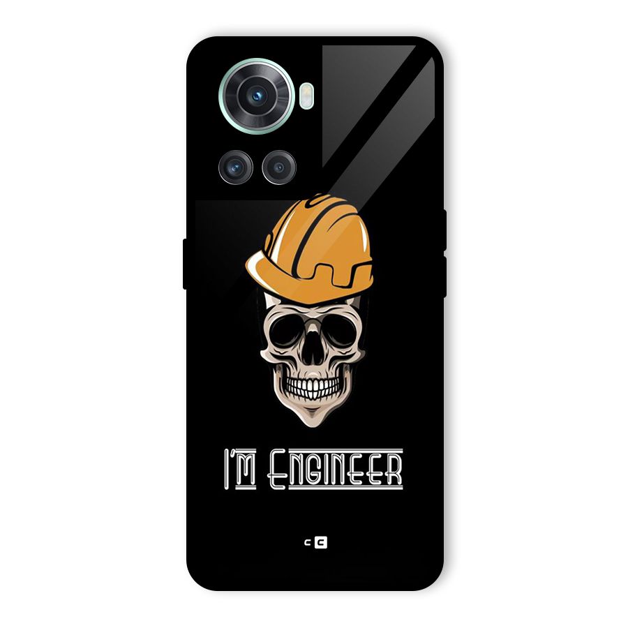 I Am Engineer Glass Back Case for OnePlus 10R