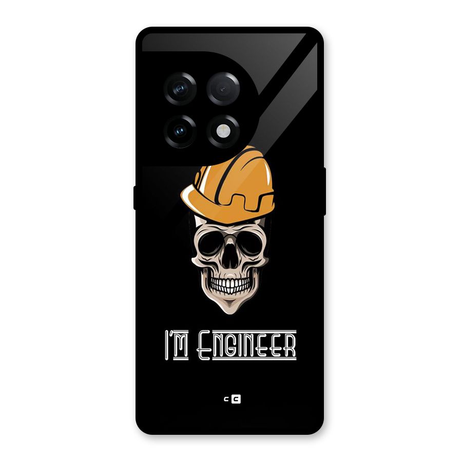 I Am Engineer Glass Back Case for OnePlus 11R