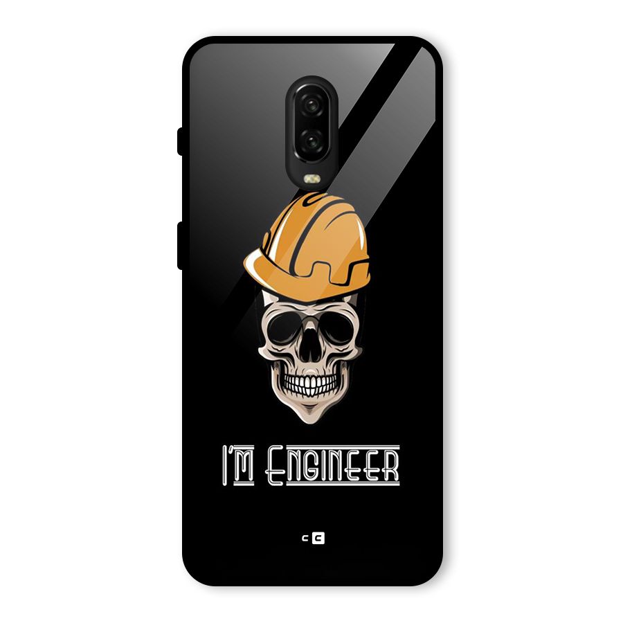 I Am Engineer Glass Back Case for OnePlus 6T