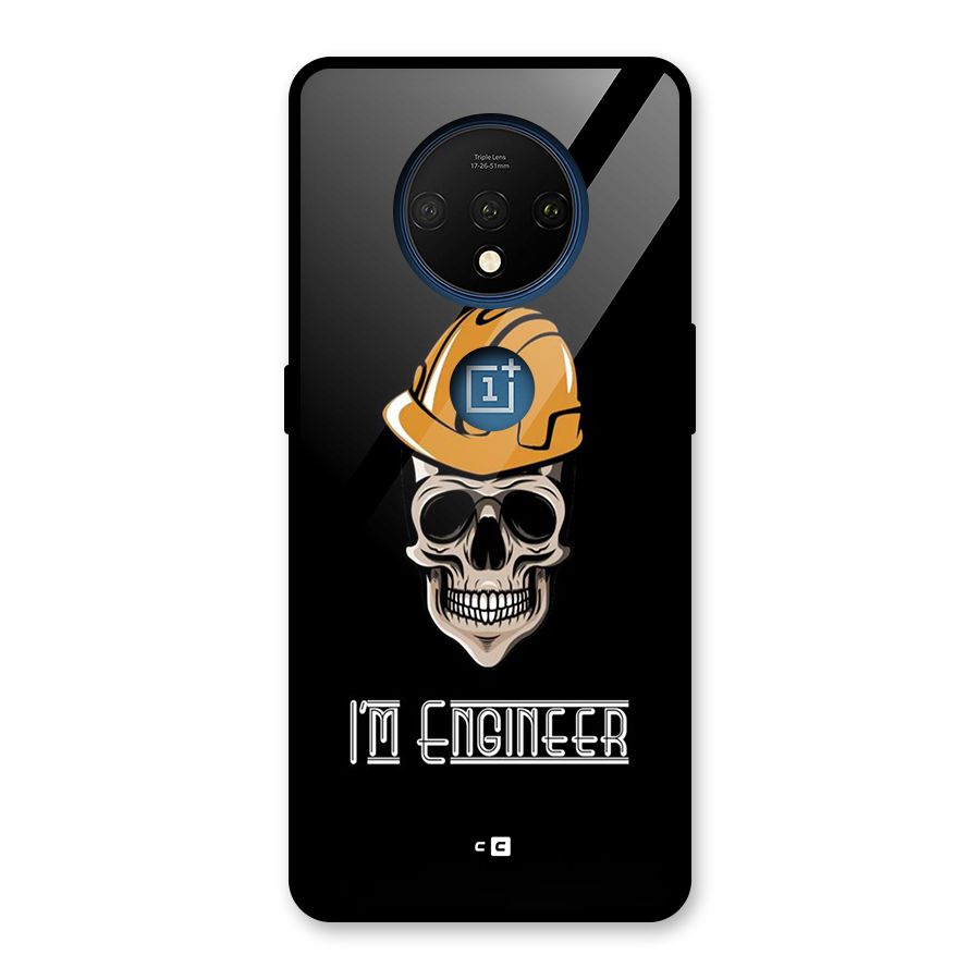 I Am Engineer Glass Back Case for OnePlus 7T