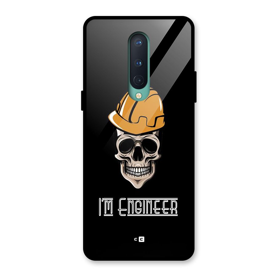 I Am Engineer Glass Back Case for OnePlus 8