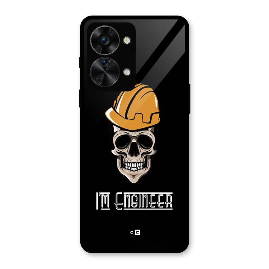 I Am Engineer Glass Back Case for OnePlus Nord 2T