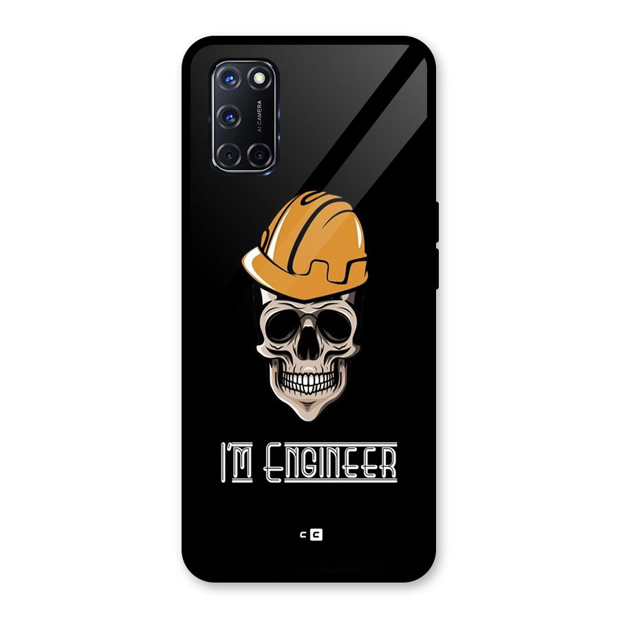 I Am Engineer Glass Back Case for Oppo A52