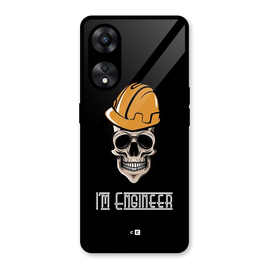 I Am Engineer Glass Back Case for Oppo A78