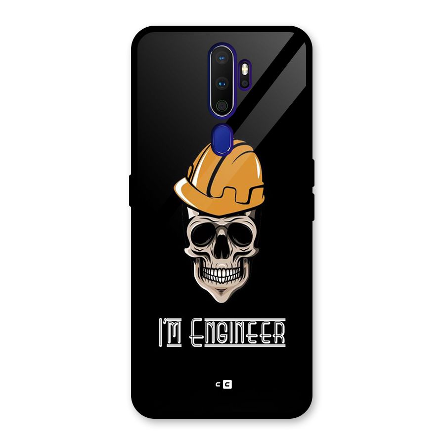 I Am Engineer Glass Back Case for Oppo A9 (2020)
