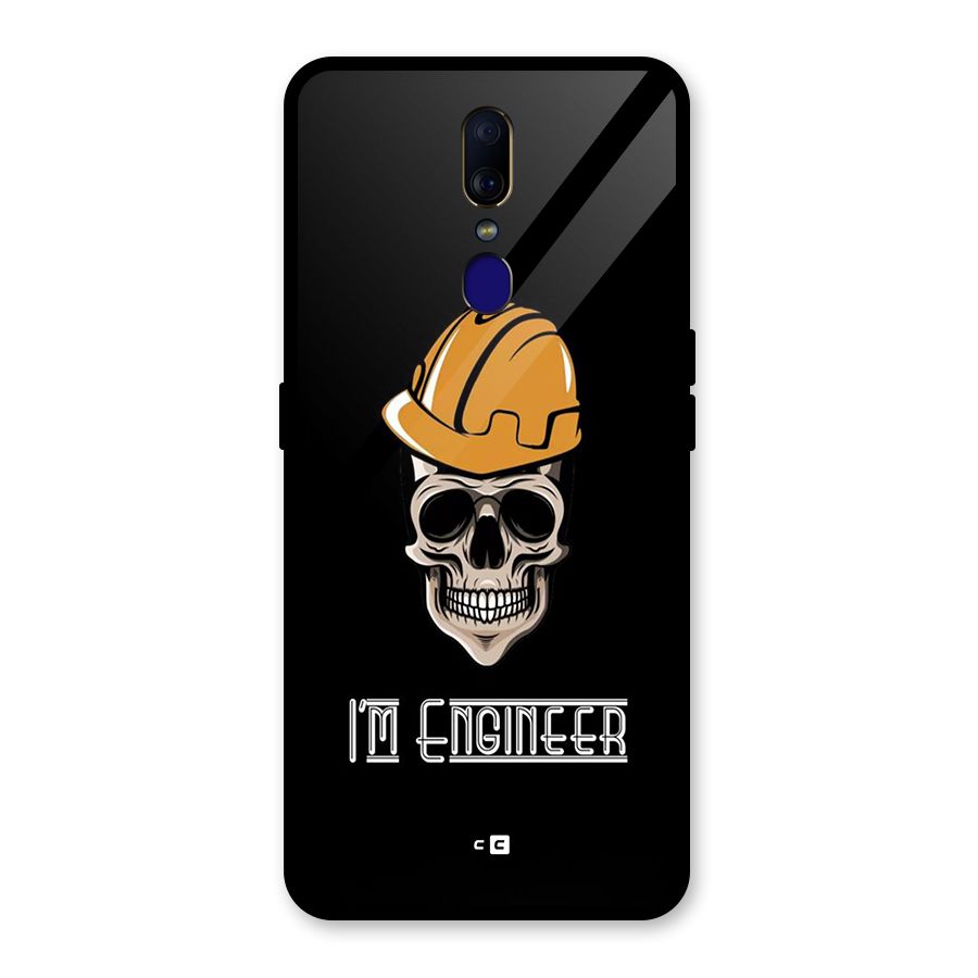 I Am Engineer Glass Back Case for Oppo F11