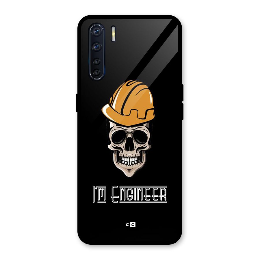 I Am Engineer Glass Back Case for Oppo F15