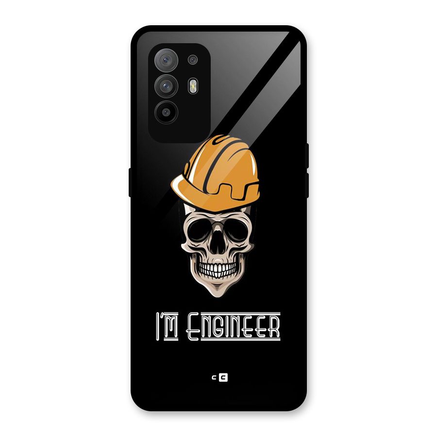 I Am Engineer Glass Back Case for Oppo F19 Pro Plus 5G