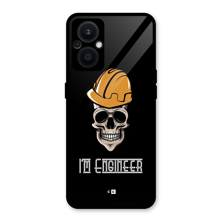 I Am Engineer Glass Back Case for Oppo F21s Pro 5G