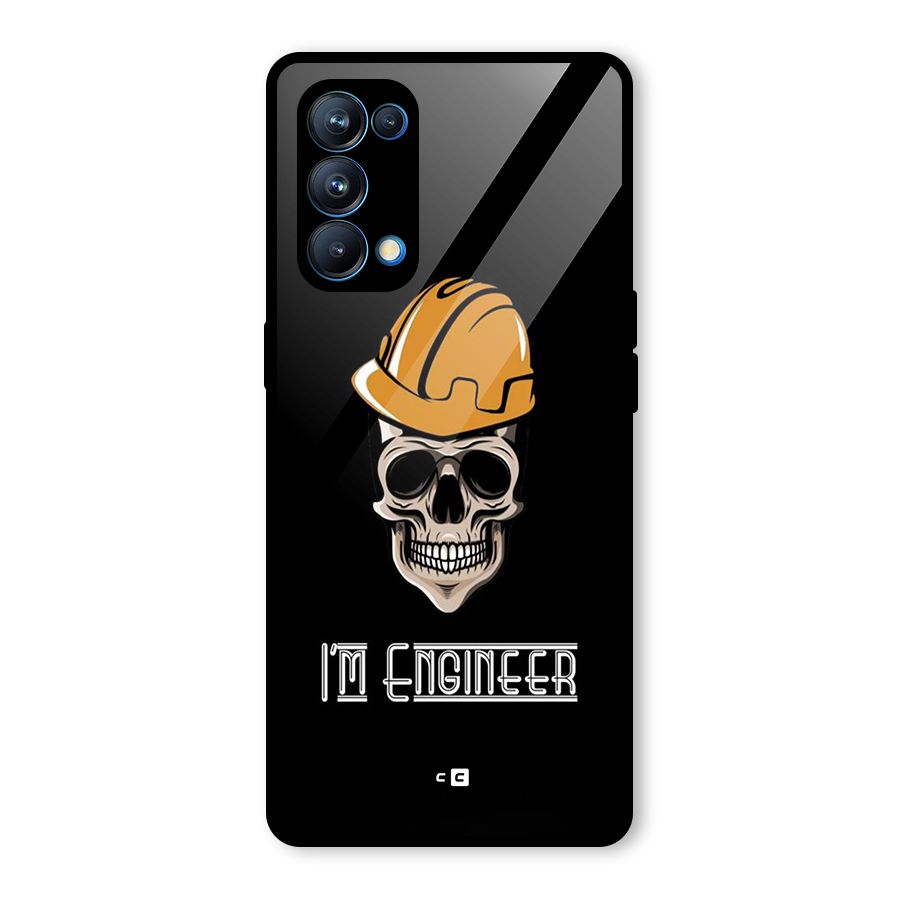 I Am Engineer Glass Back Case for Oppo Reno5 Pro 5G