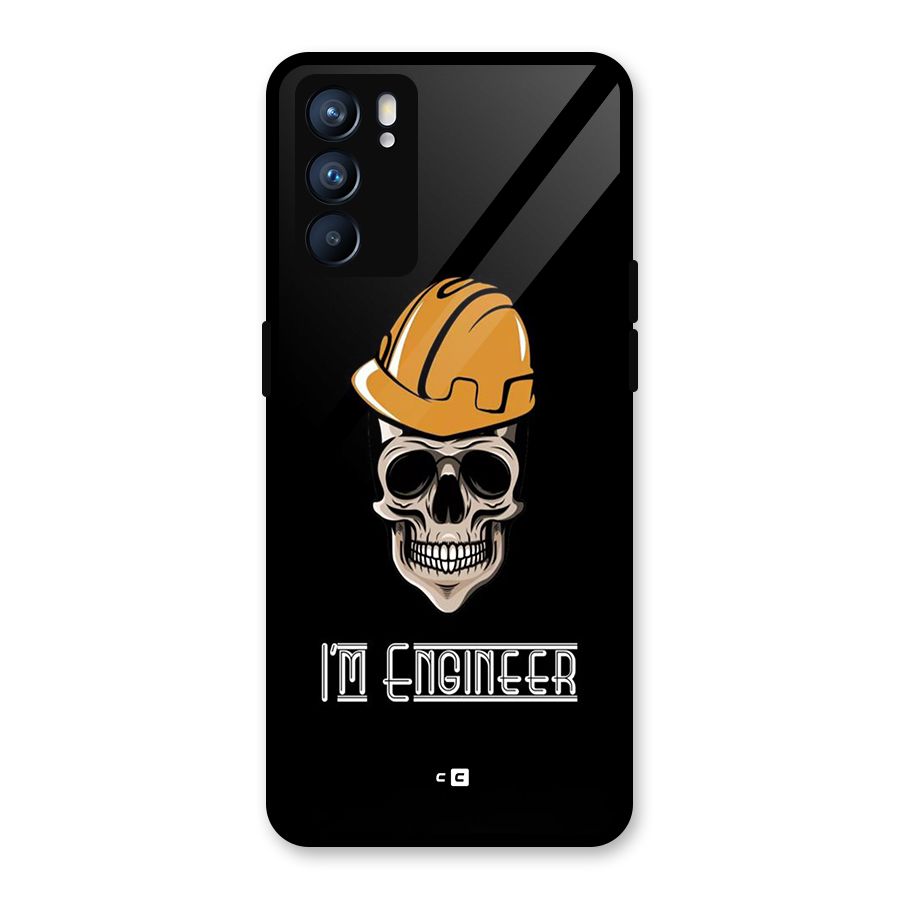 I Am Engineer Glass Back Case for Oppo Reno6 5G