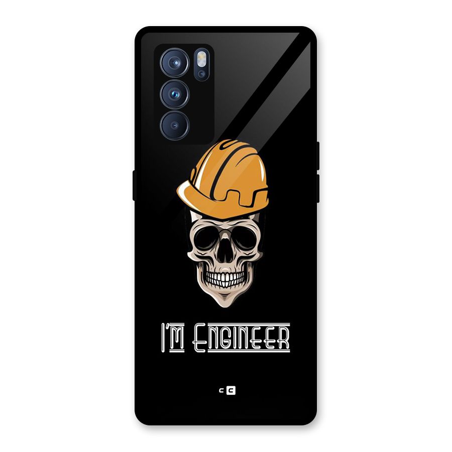 I Am Engineer Glass Back Case for Oppo Reno6 Pro 5G