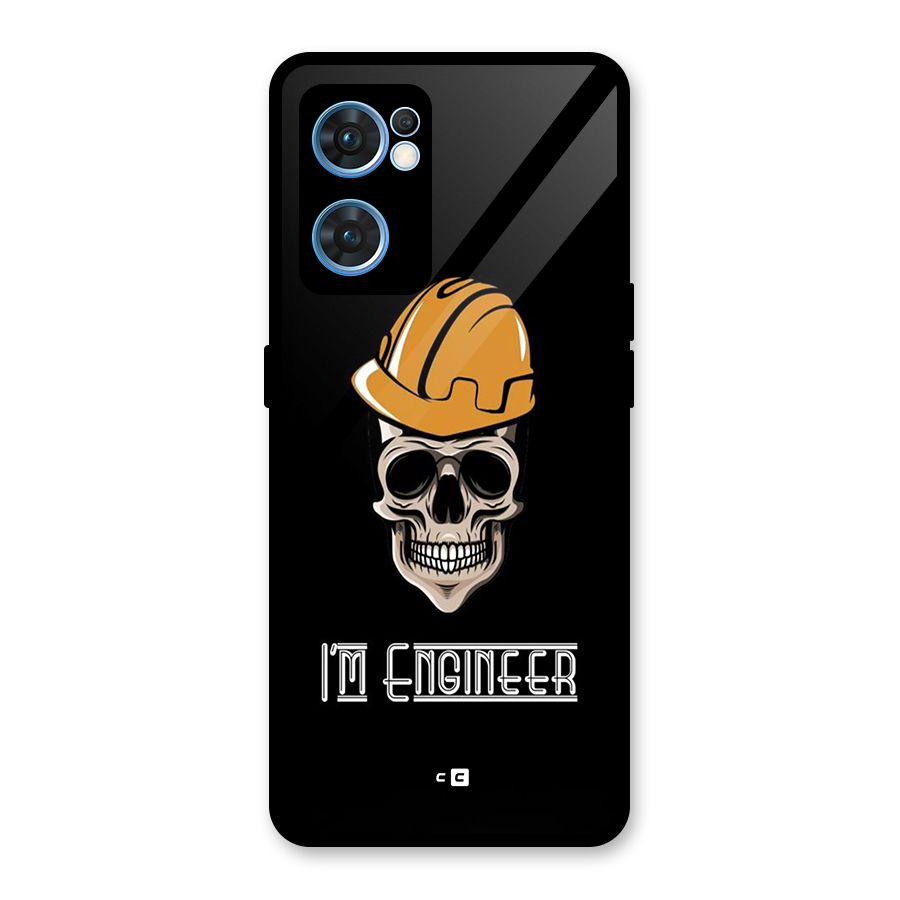 I Am Engineer Glass Back Case for Oppo Reno7 5G
