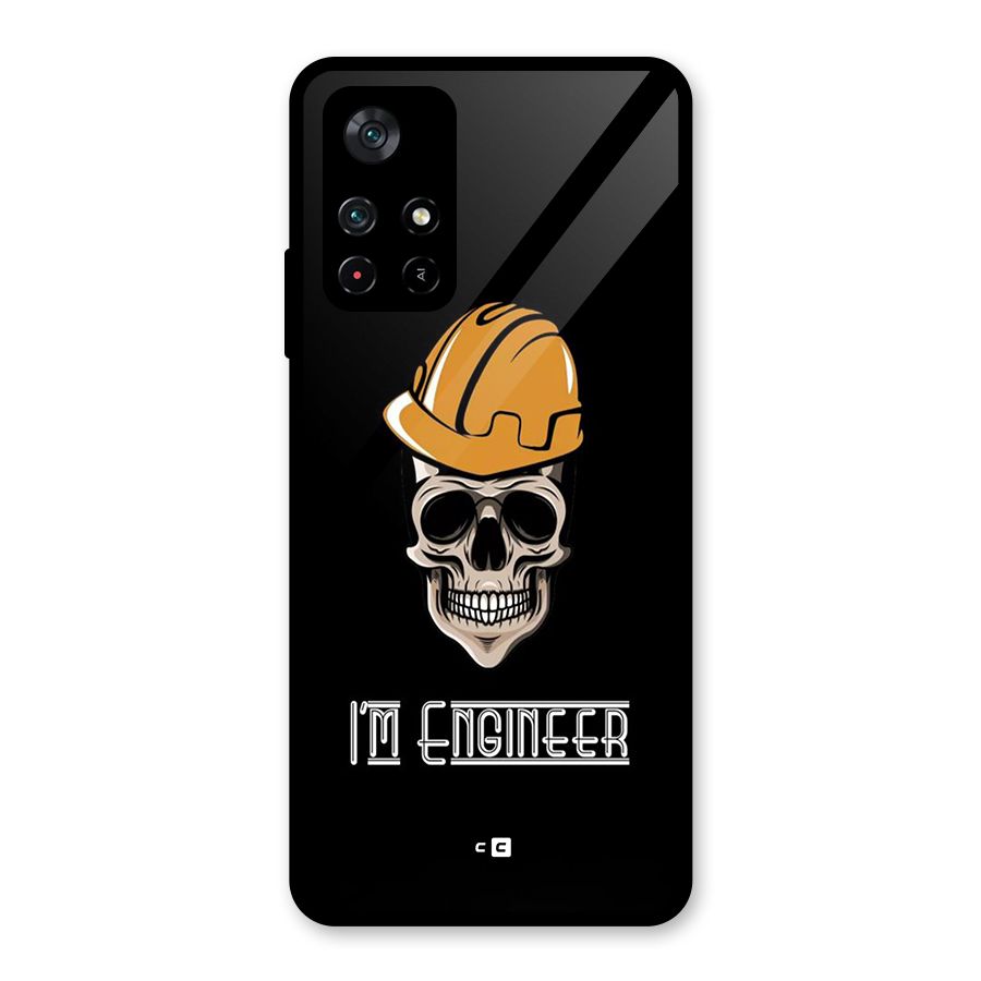 I Am Engineer Glass Back Case for Poco M4 Pro 5G