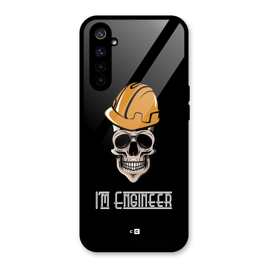 I Am Engineer Glass Back Case for Realme 6