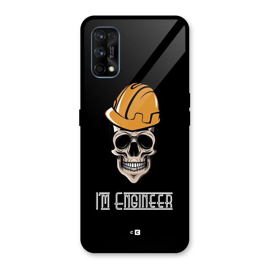 I Am Engineer Glass Back Case for Realme 7 Pro