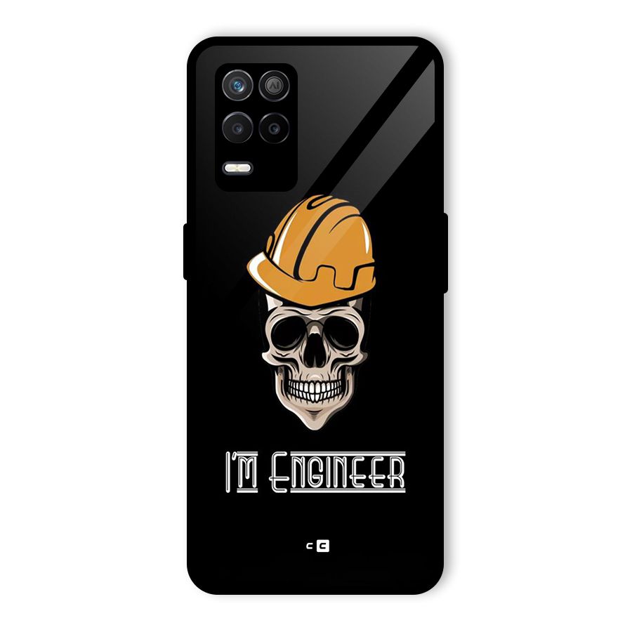 I Am Engineer Glass Back Case for Realme 8 5G