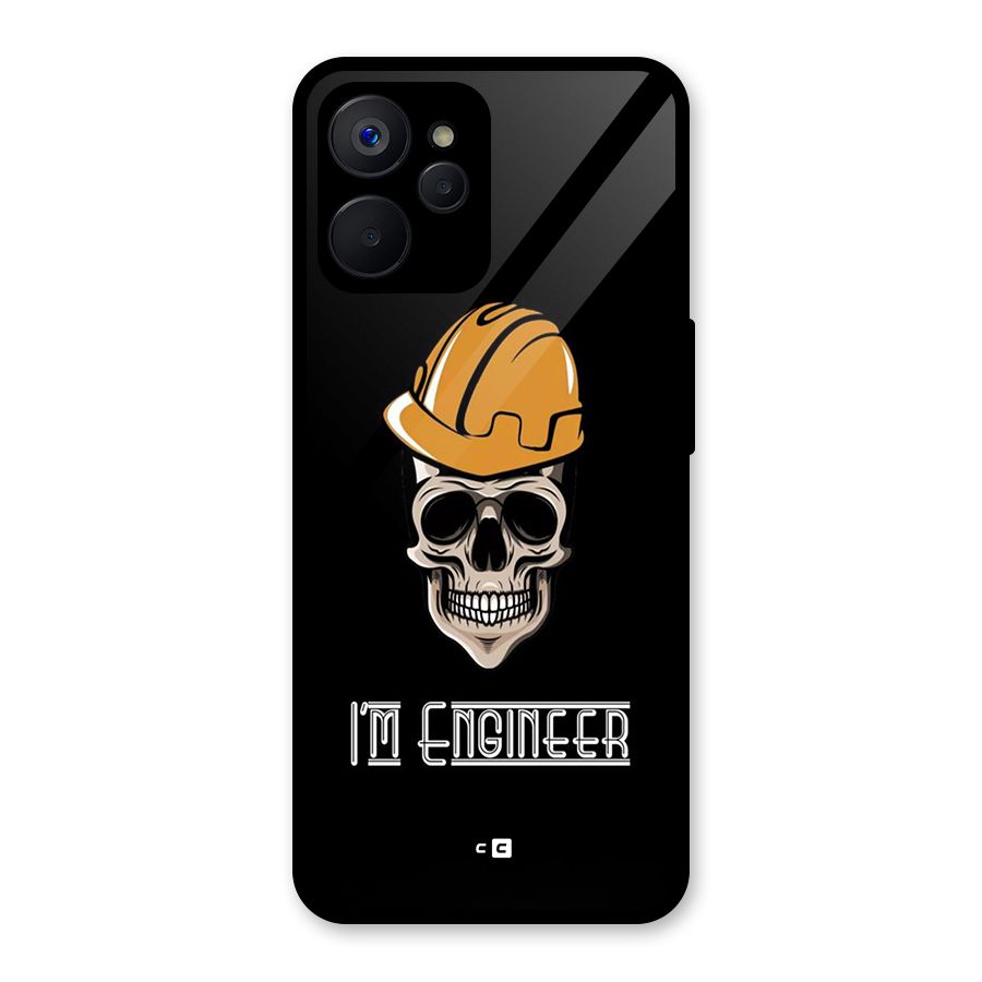 I Am Engineer Glass Back Case for Realme 9i 5G