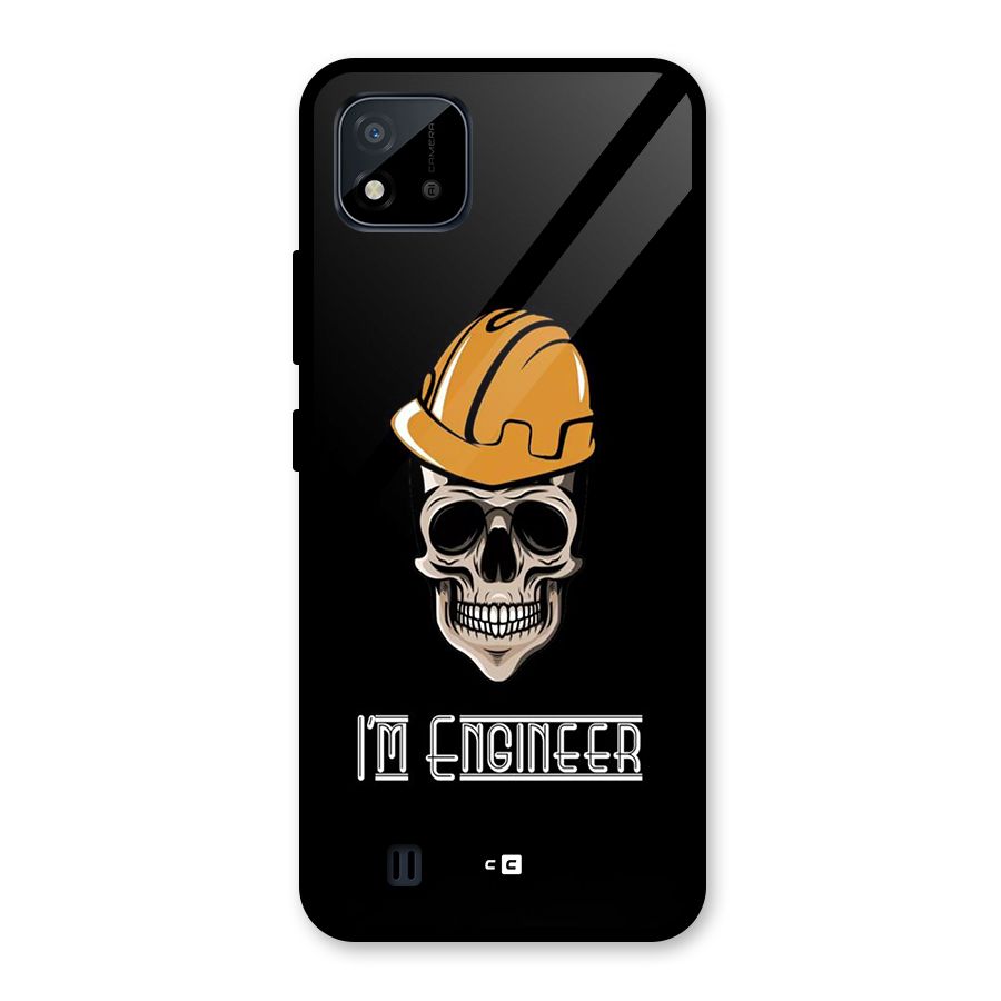 I Am Engineer Glass Back Case for Realme C11 2021