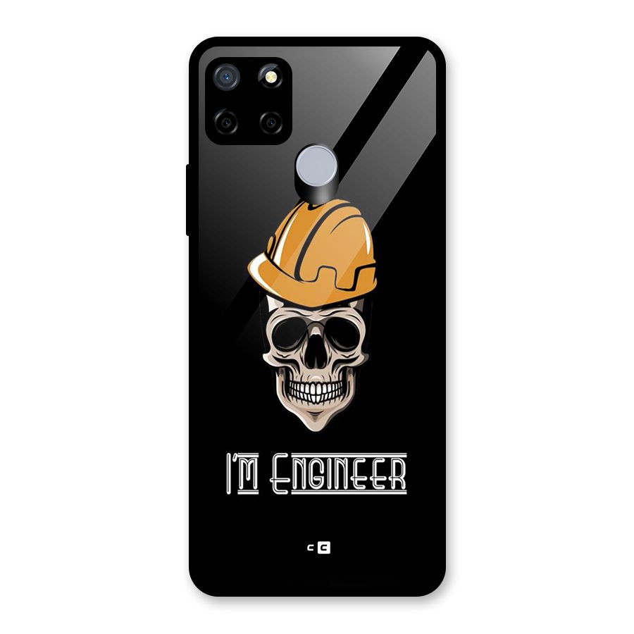 I Am Engineer Glass Back Case for Realme C12