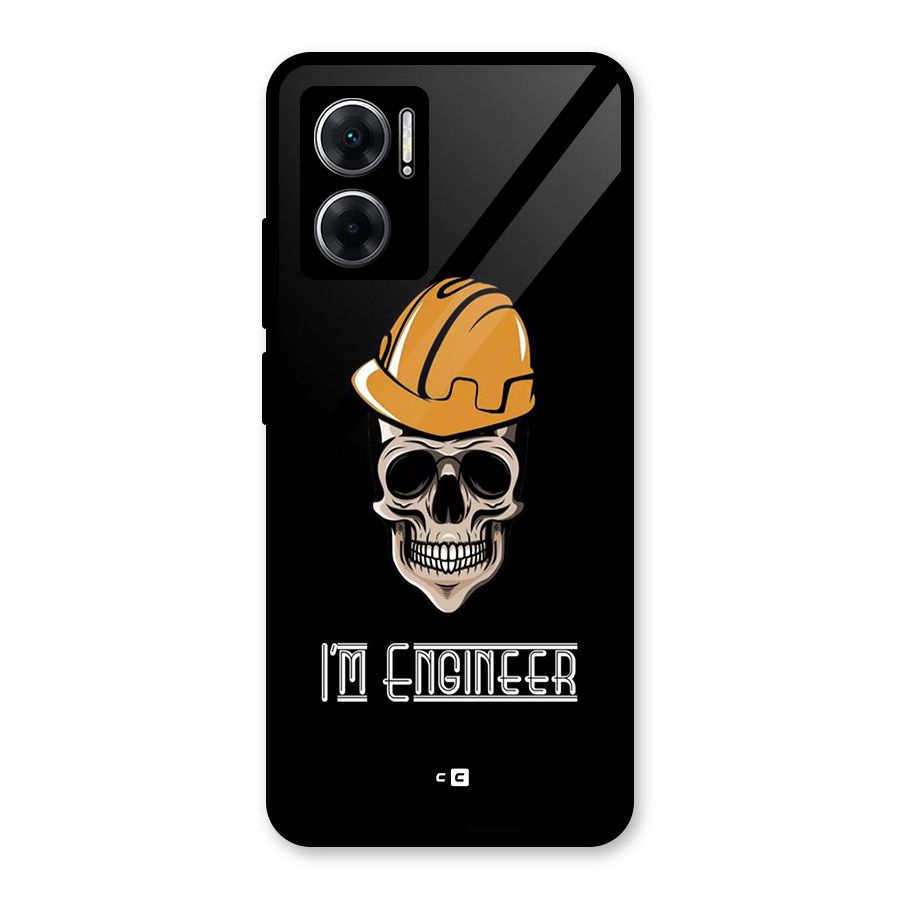 I Am Engineer Glass Back Case for Redmi 11 Prime 5G