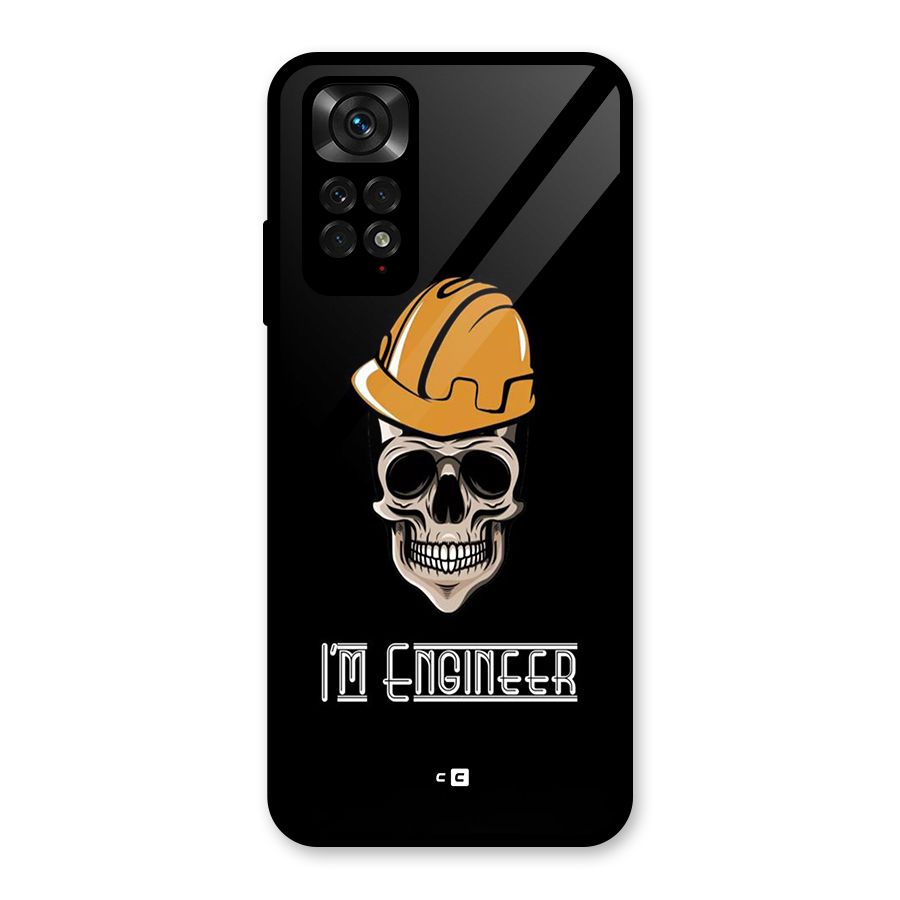 I Am Engineer Glass Back Case for Redmi Note 11