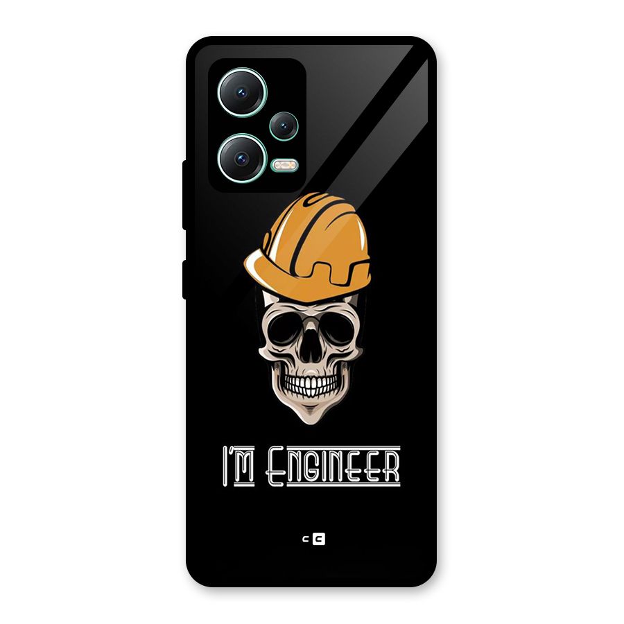 I Am Engineer Glass Back Case for Redmi Note 12 5G
