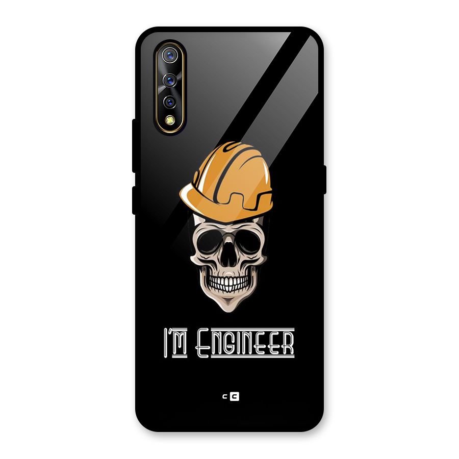 I Am Engineer Glass Back Case for Vivo S1