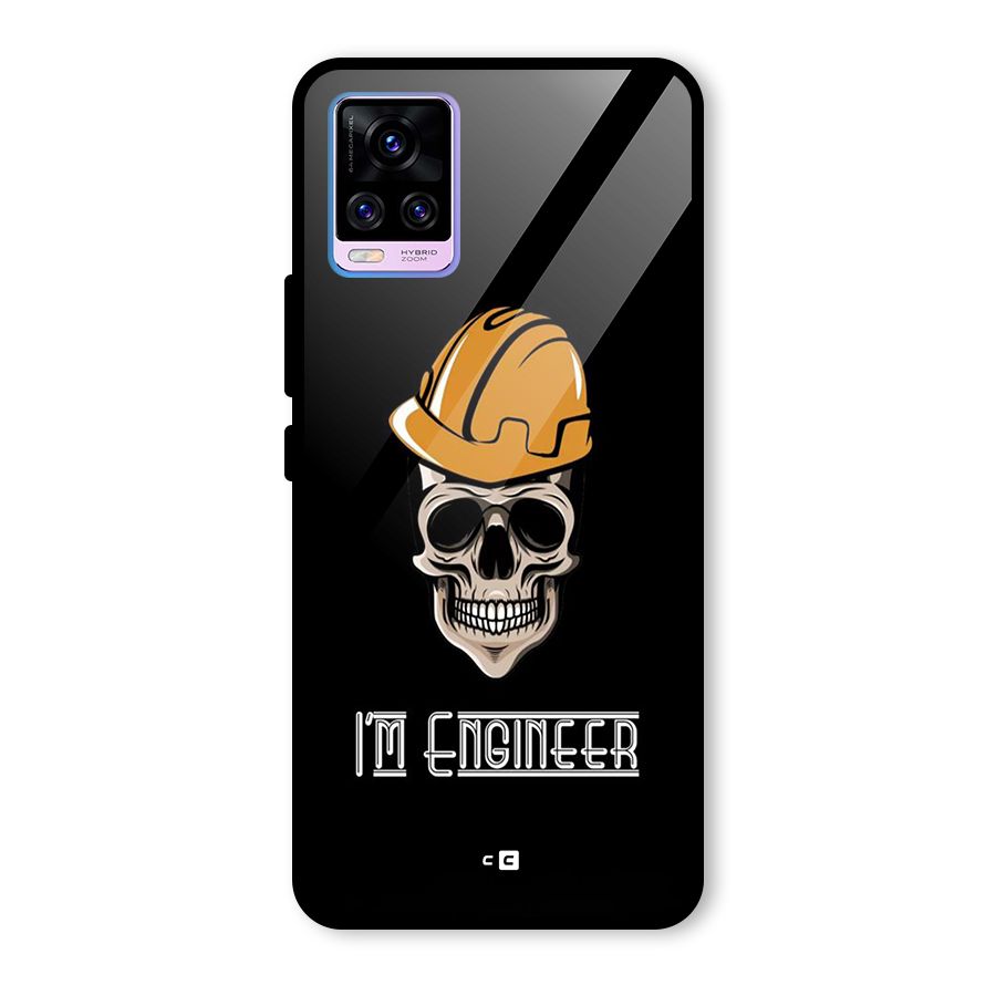 I Am Engineer Glass Back Case for Vivo V20 Pro