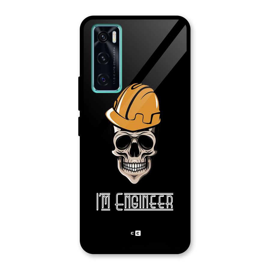 I Am Engineer Glass Back Case for Vivo V20 SE