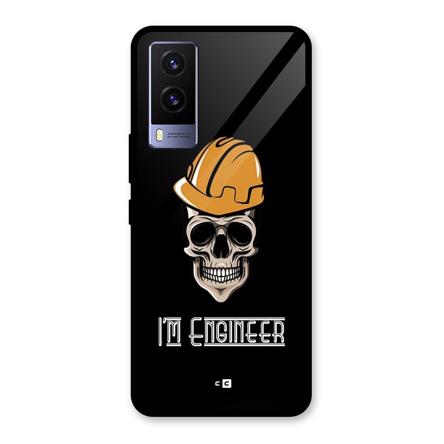 I Am Engineer Glass Back Case for Vivo V21e 5G