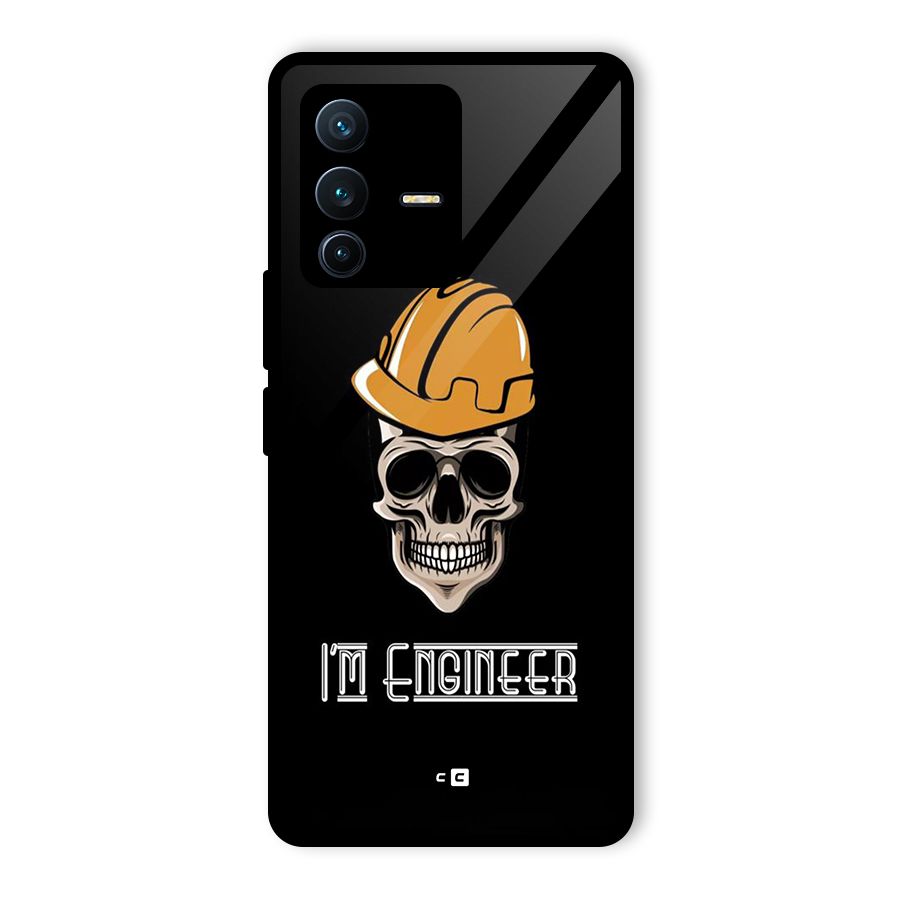I Am Engineer Glass Back Case for Vivo V23 Pro