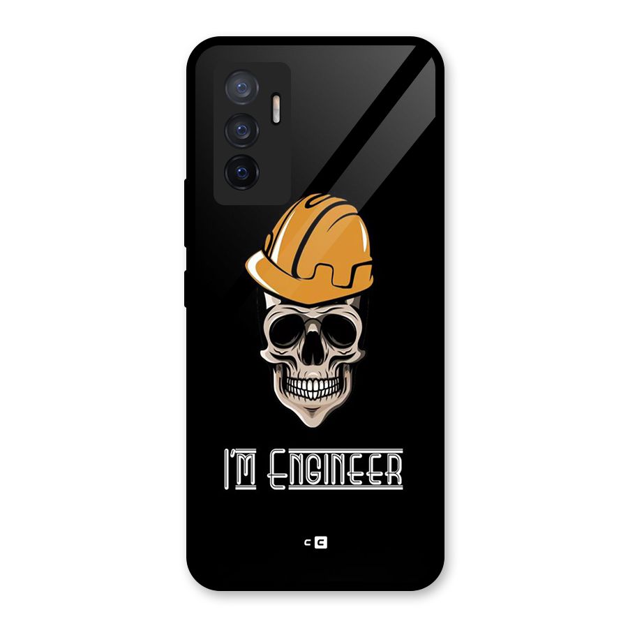 I Am Engineer Glass Back Case for Vivo V23e