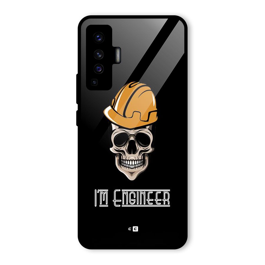 I Am Engineer Glass Back Case for Vivo X50