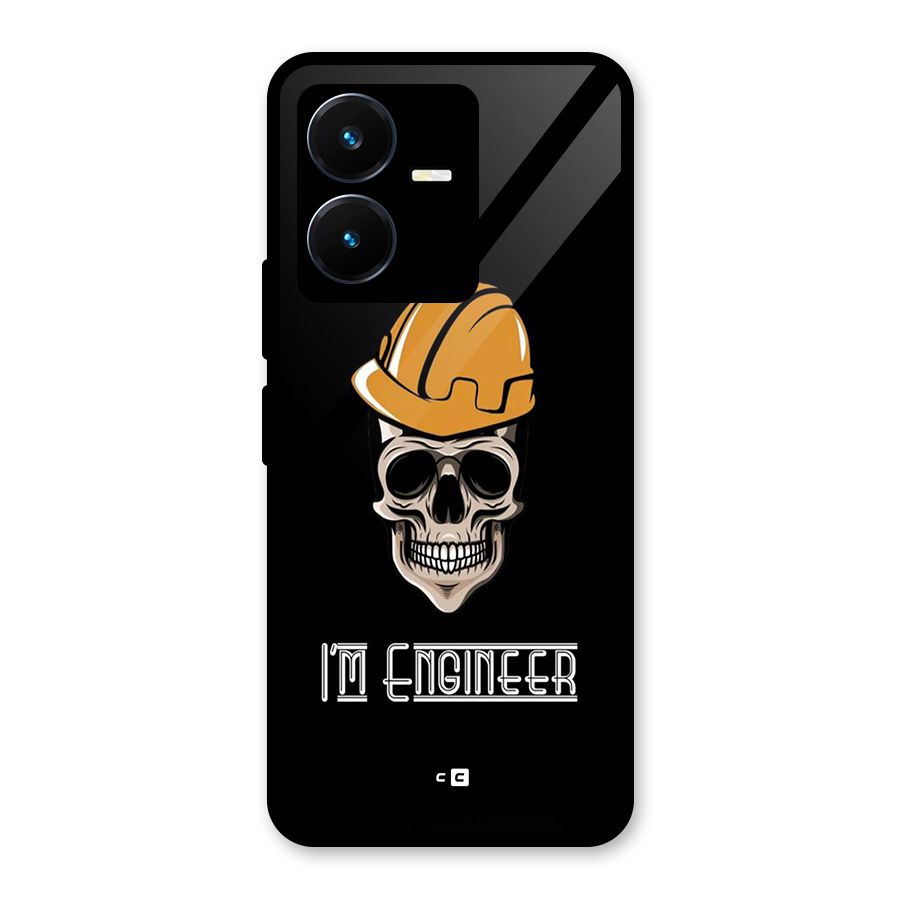 I Am Engineer Glass Back Case for Vivo Y22