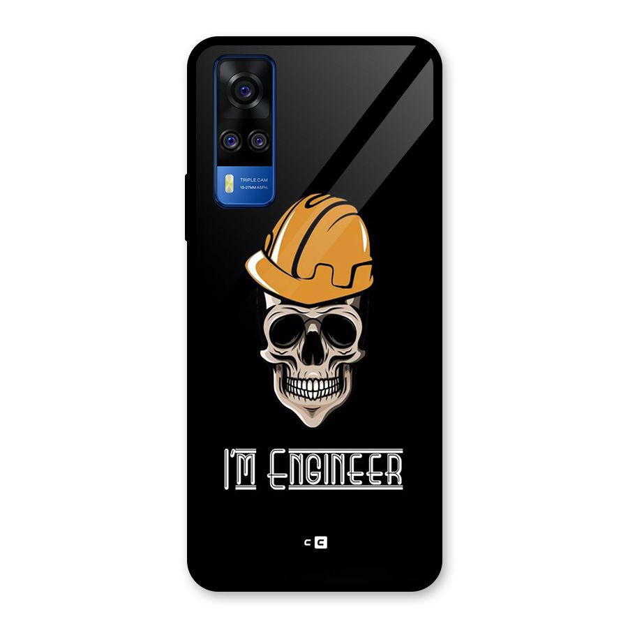 I Am Engineer Glass Back Case for Vivo Y31