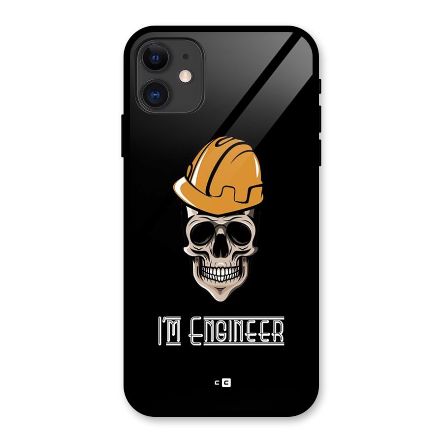 I Am Engineer Glass Back Case for iPhone 11