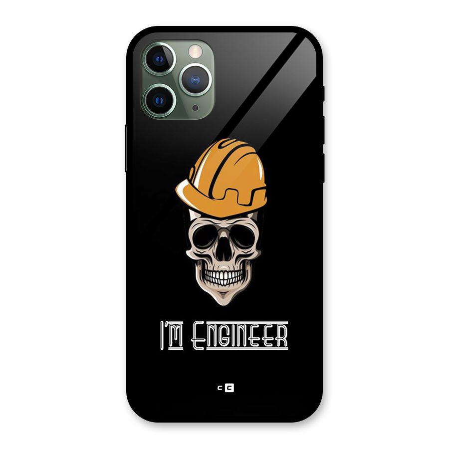 I Am Engineer Glass Back Case for iPhone 11 Pro