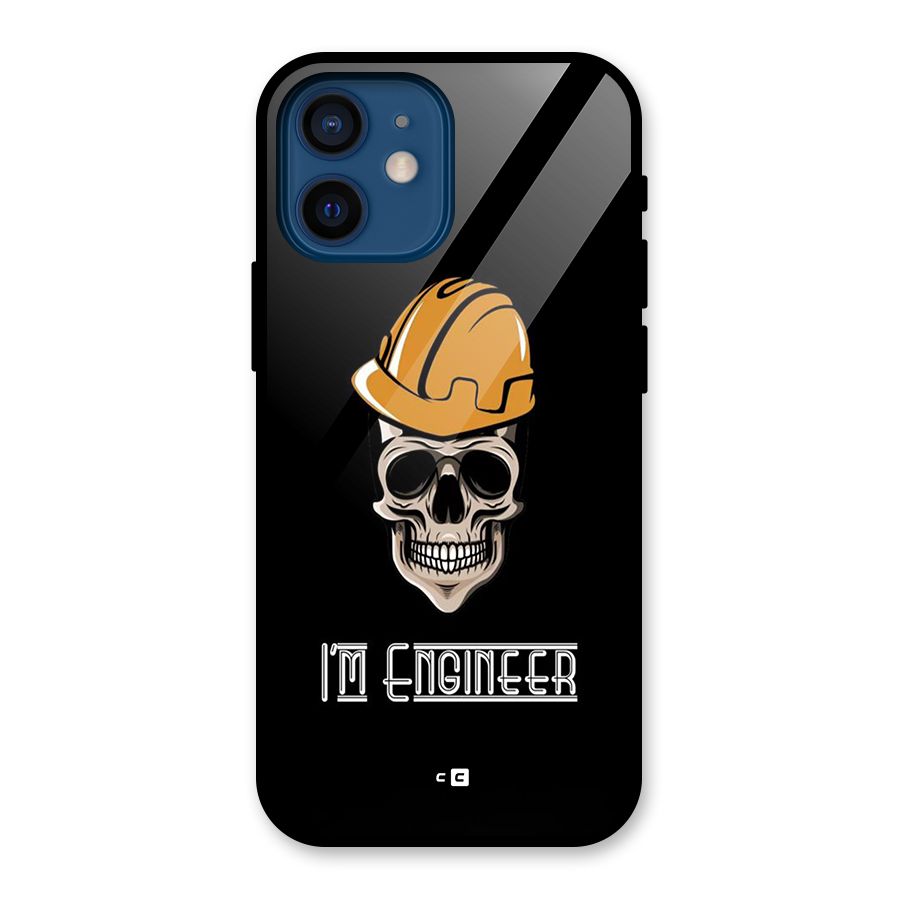 I Am Engineer Glass Back Case for iPhone 12 Mini