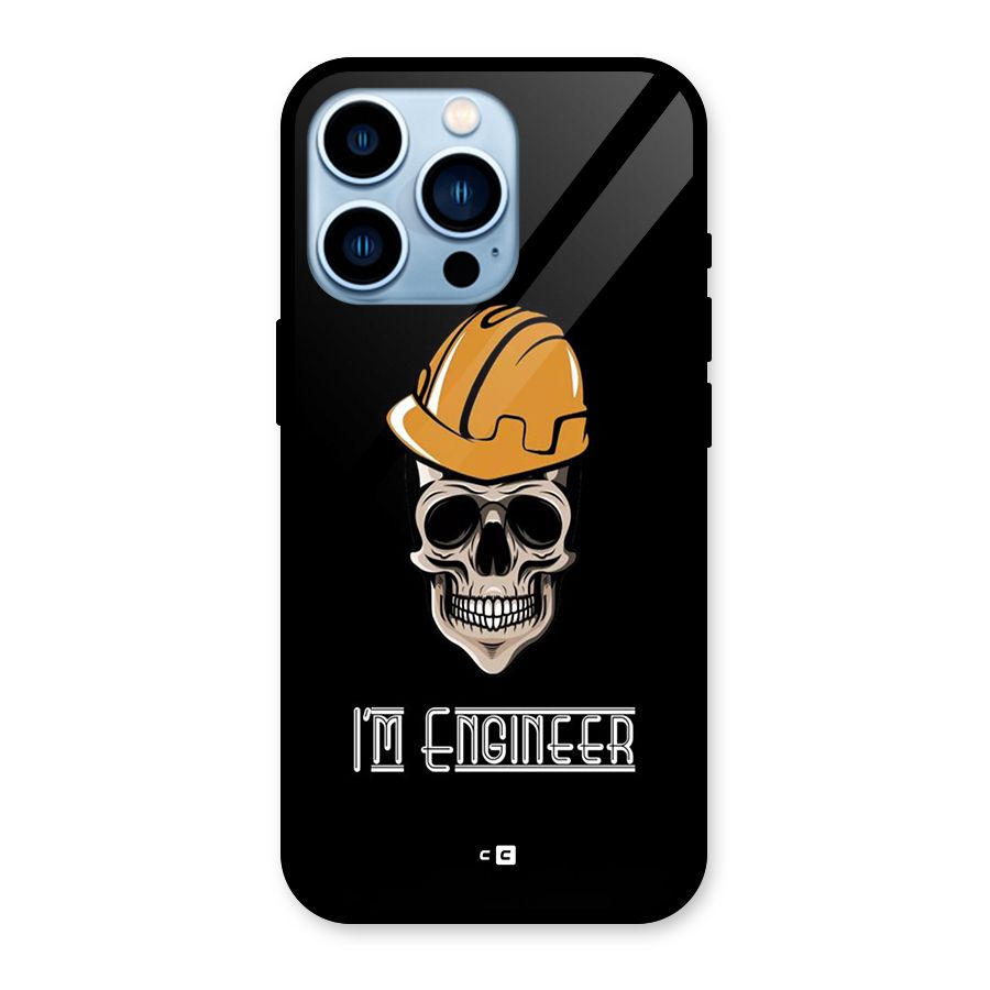 I Am Engineer Glass Back Case for iPhone 13 Pro