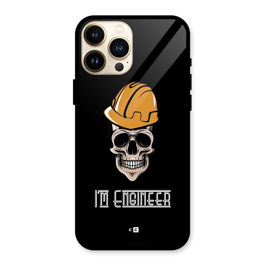 I Am Engineer Glass Back Case for iPhone 13 Pro Max