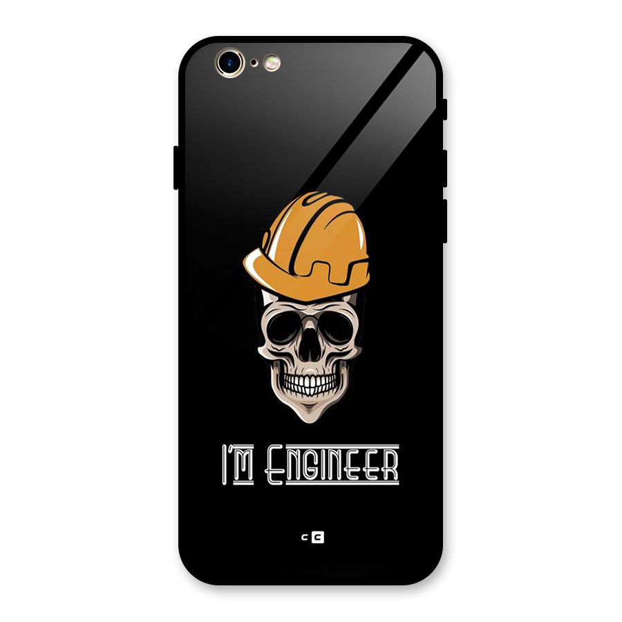 I Am Engineer Glass Back Case for iPhone 6 6S