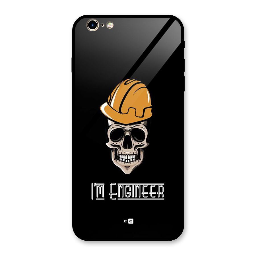 I Am Engineer Glass Back Case for iPhone 6 Plus 6S Plus