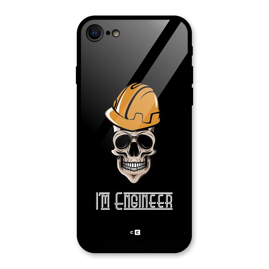 I Am Engineer Glass Back Case for iPhone 7