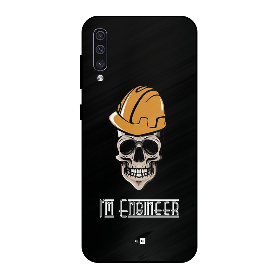 I Am Engineer Metal Back Case for Galaxy A30s