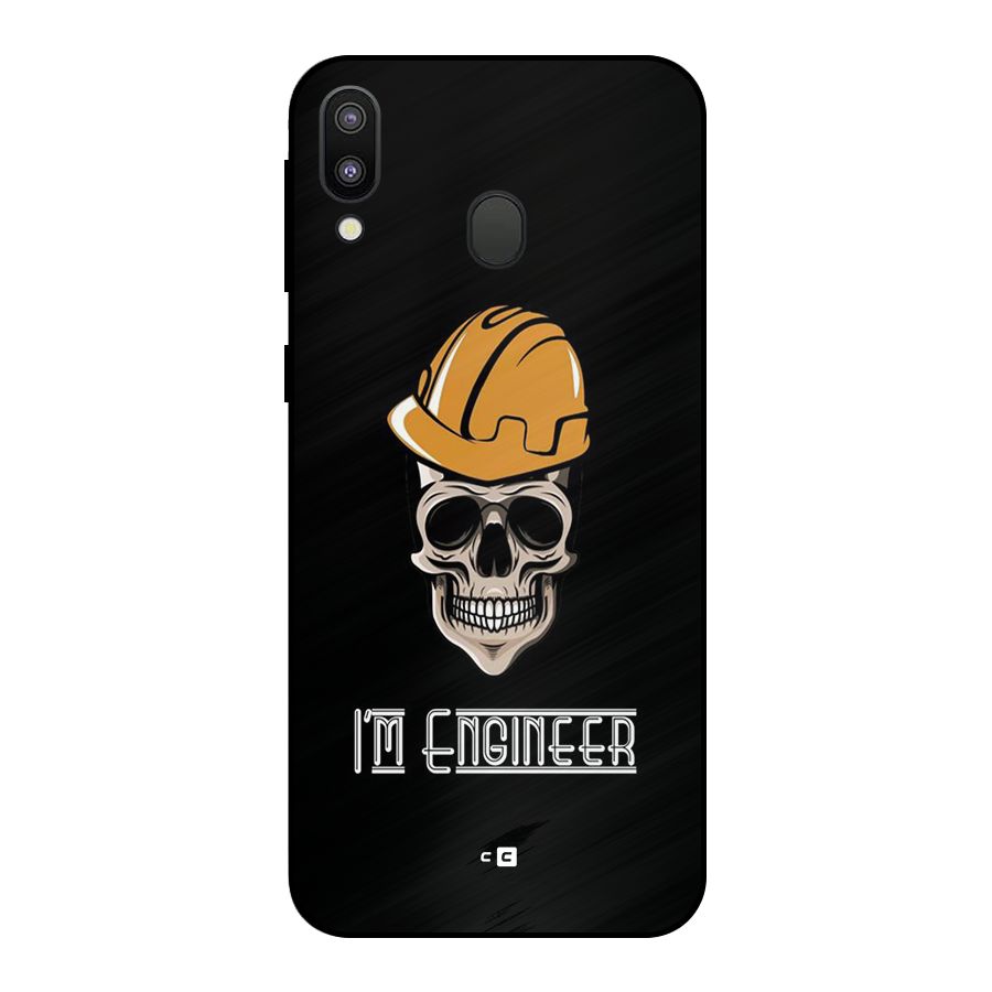 I Am Engineer Metal Back Case for Galaxy M20