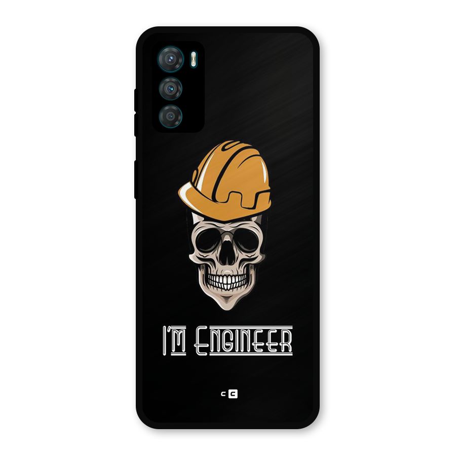 I Am Engineer Metal Back Case for Moto G42