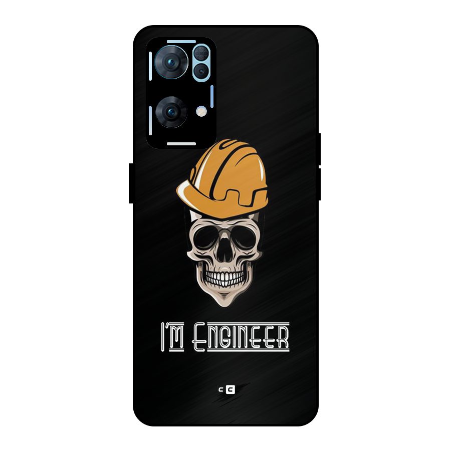 I Am Engineer Metal Back Case for Oppo Reno7 Pro 5G