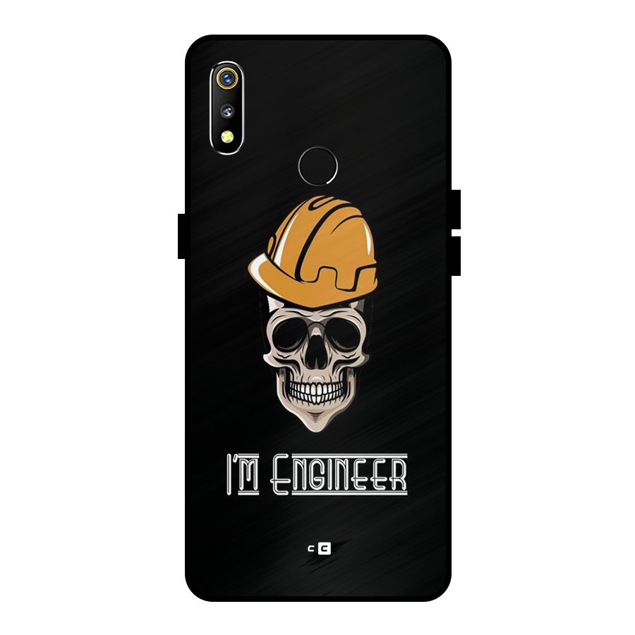 I Am Engineer Metal Back Case for Realme 3i