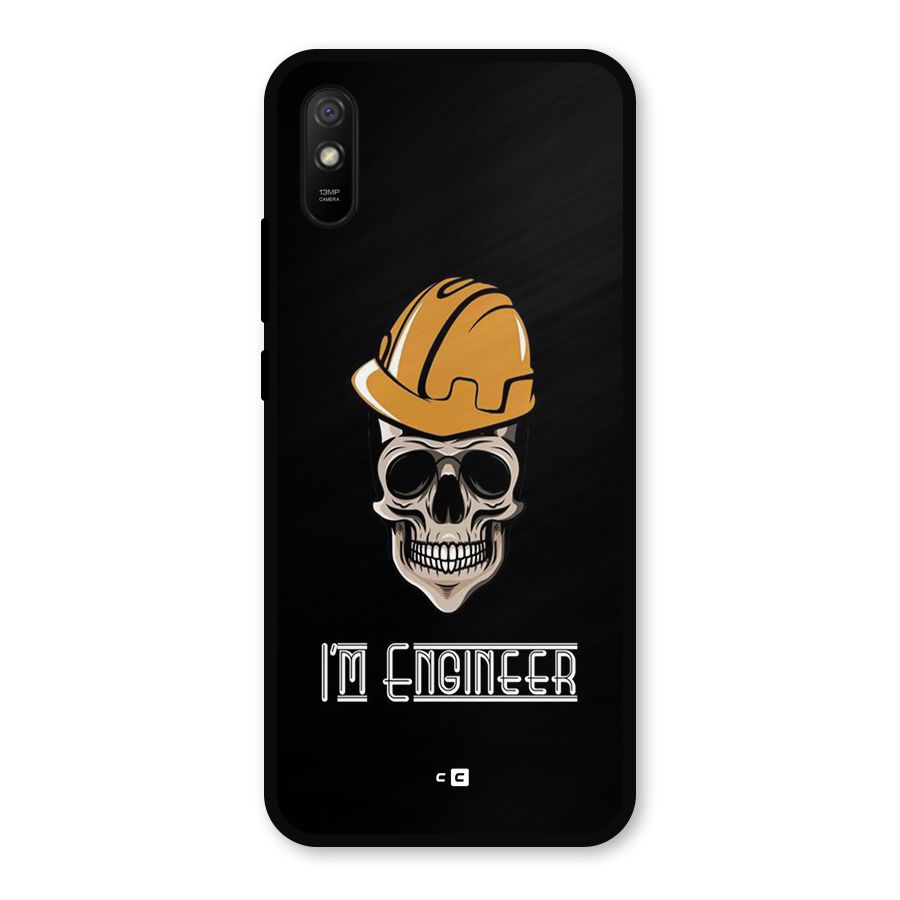 I Am Engineer Metal Back Case for Redmi 9i